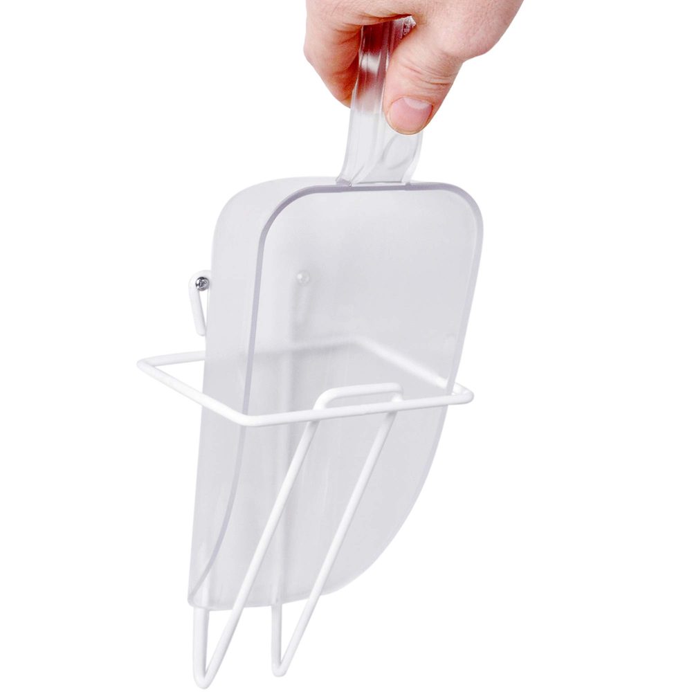 Plastic Ice Scoop with Holder, 24 oz, 1 pc