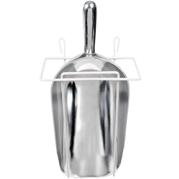 Aluminum Ice Scoop with Holder, 58 oz, 1 pc