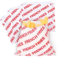 Paper French Fry Bags, Carnival Design, 5.5 × 4.5 in, 4 oz, Pack of 200 — photo 1