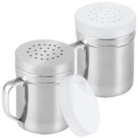 Stainless Steel Dredge Shakers with Handle, Medium Holes, 6 oz, Pack of 2 — photo 1