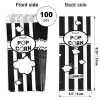 Black Paper Popcorn Bags, 1 oz, Pack of 100 — photo 2