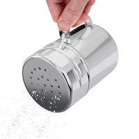 Stainless Steel Dredge Shaker with Handle, Medium Holes, 6 oz, 1 pc — photo 1