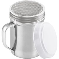 Stainless Steel Powdered Sugar Shaker with Fine Mesh, 14 oz, 1 pc — photo 1