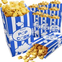 Royal Blue Paper Popcorn Bags, 1 oz, Pack of 100 — photo 1