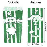 Emerald Green Paper Popcorn Bags, 1 oz, Pack of 100 — photo 2