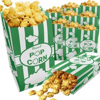 Emerald Green Paper Popcorn Bags, 1 oz, Pack of 100 — photo 1