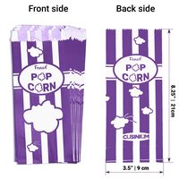 Purple Paper Popcorn Bags, 1 oz, Pack of 100 — photo 2
