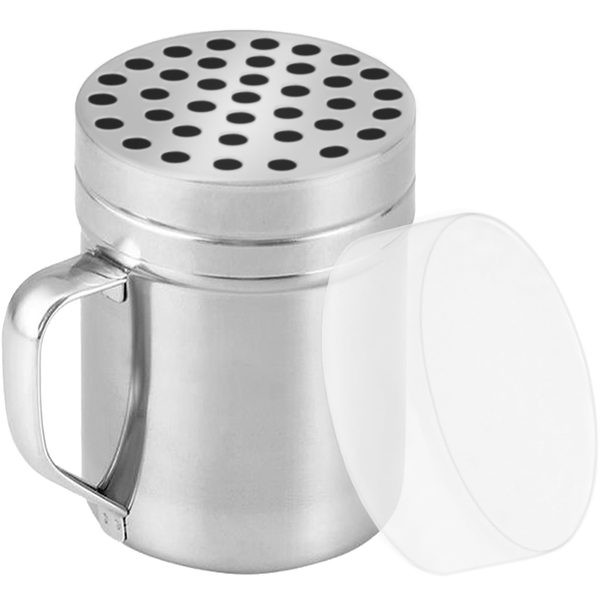 Stainless Steel Parmesan Cheese Shaker with Large Holes, 6 oz, 1 pc