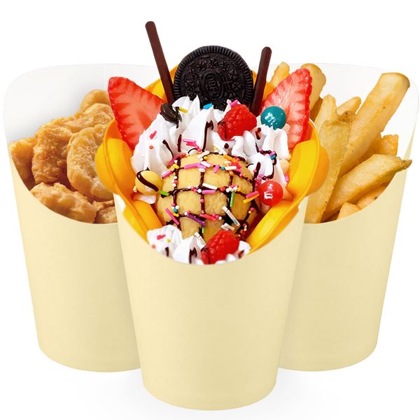 Ivory Paper Charcuterie Cups, 14 oz, Pack of 50