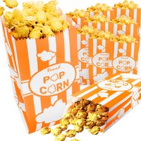 Orange Paper Popcorn Bags, 1 oz, Pack of 100 — photo 1