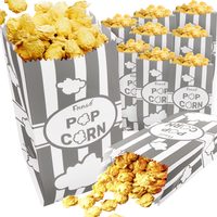 Gray Paper Popcorn Bags, 1 oz, Pack of 100 — photo 1
