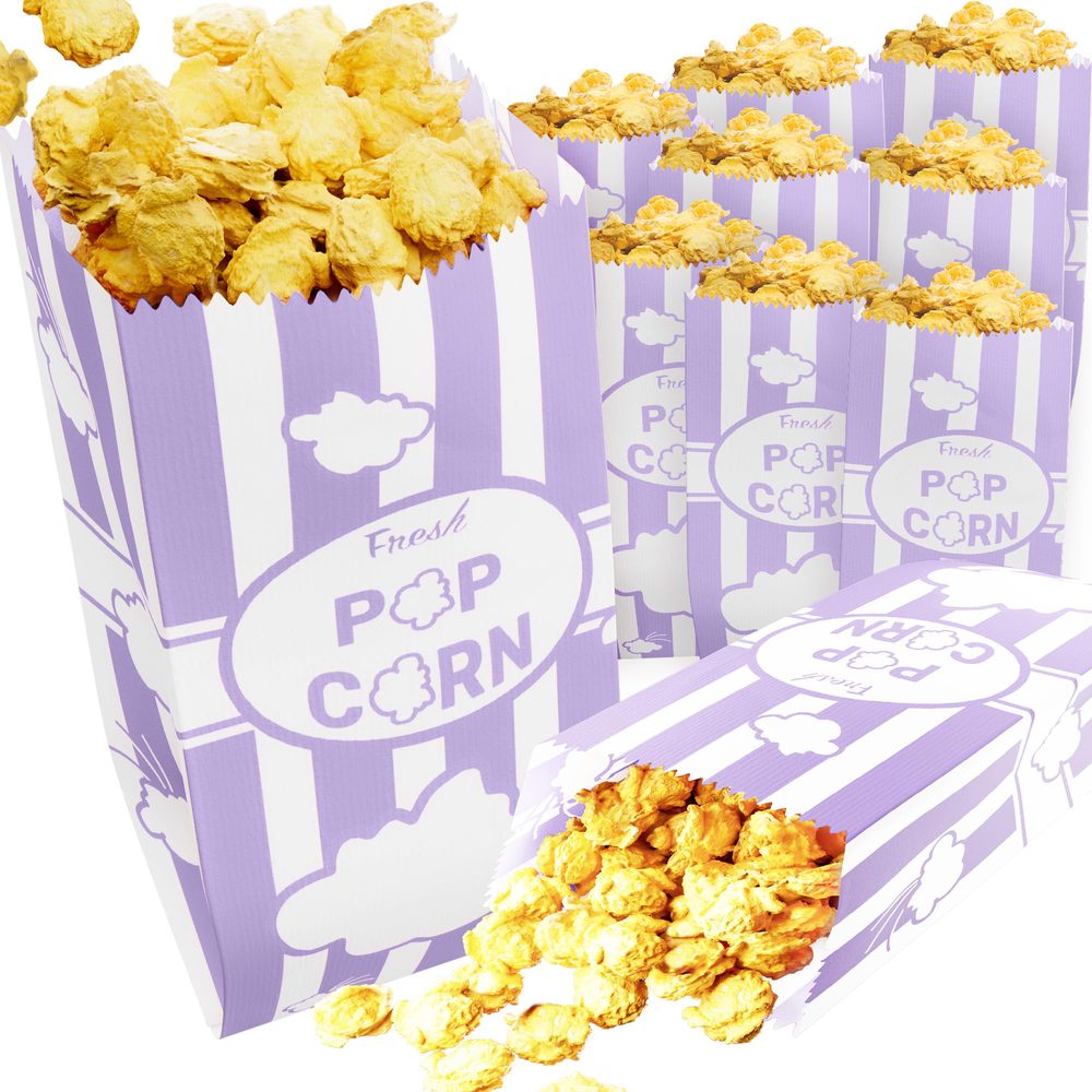 Lavender Paper Popcorn Bags, 1 oz, Pack of 100
