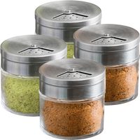 Glass Spice Shakers with Adjustable Lid, 3 oz, Pack of 4 — photo 1