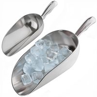 Aluminum Ice Scoops, 24 + 85 oz, Set of 2 — photo 1