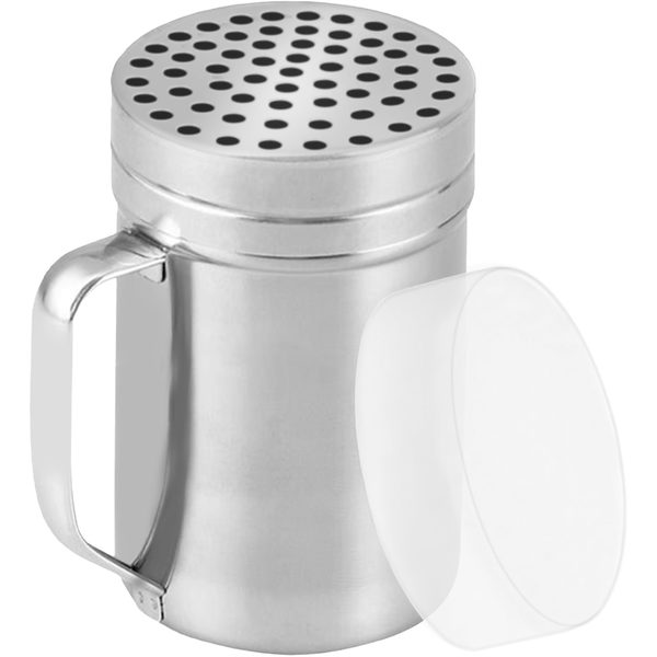 Stainless Steel Parmesan Cheese Shaker with Large Holes, 14 oz, 1 pc